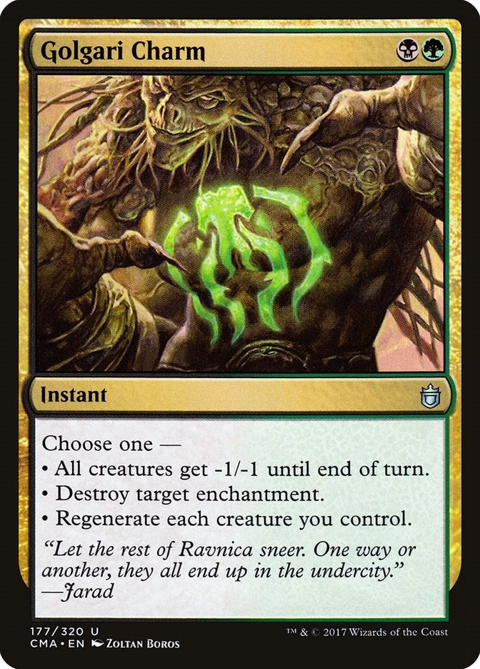 Image for Golgari Charm (177) [Commander Anthology] - Magic: The Gathering