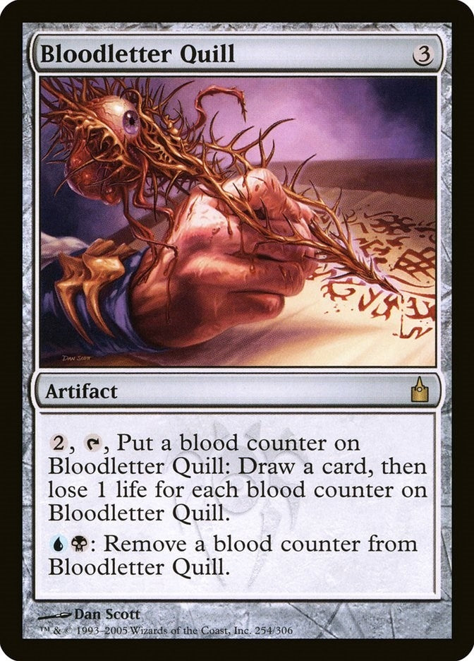 Image for Bloodletter Quill (254) [Ravnica: City of Guilds] - Magic: The Gathering