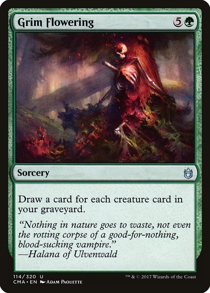 Image for Grim Flowering (114) [Commander Anthology] - Magic: The Gathering