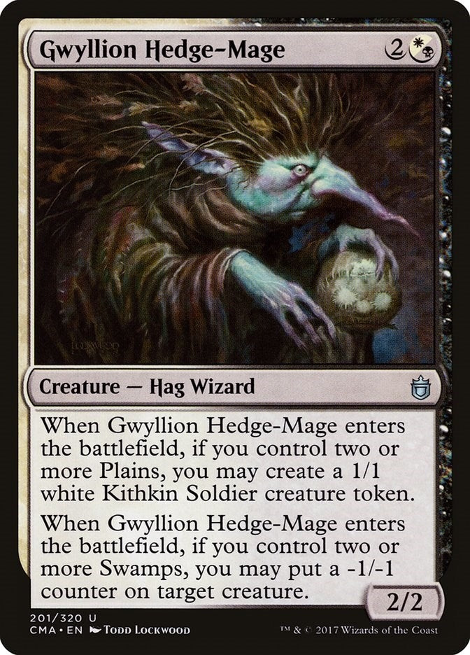Image for Gwyllion Hedge-Mage (201) [Commander Anthology] - Magic: The Gathering