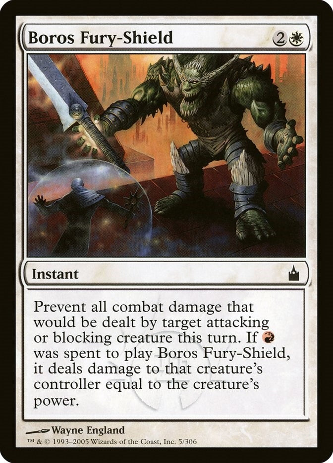 Image for Boros Fury-Shield (5) [Ravnica: City of Guilds] - Magic: The Gathering