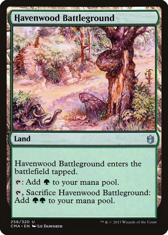 Image for Havenwood Battleground (256) [Commander Anthology] - Magic: The Gathering
