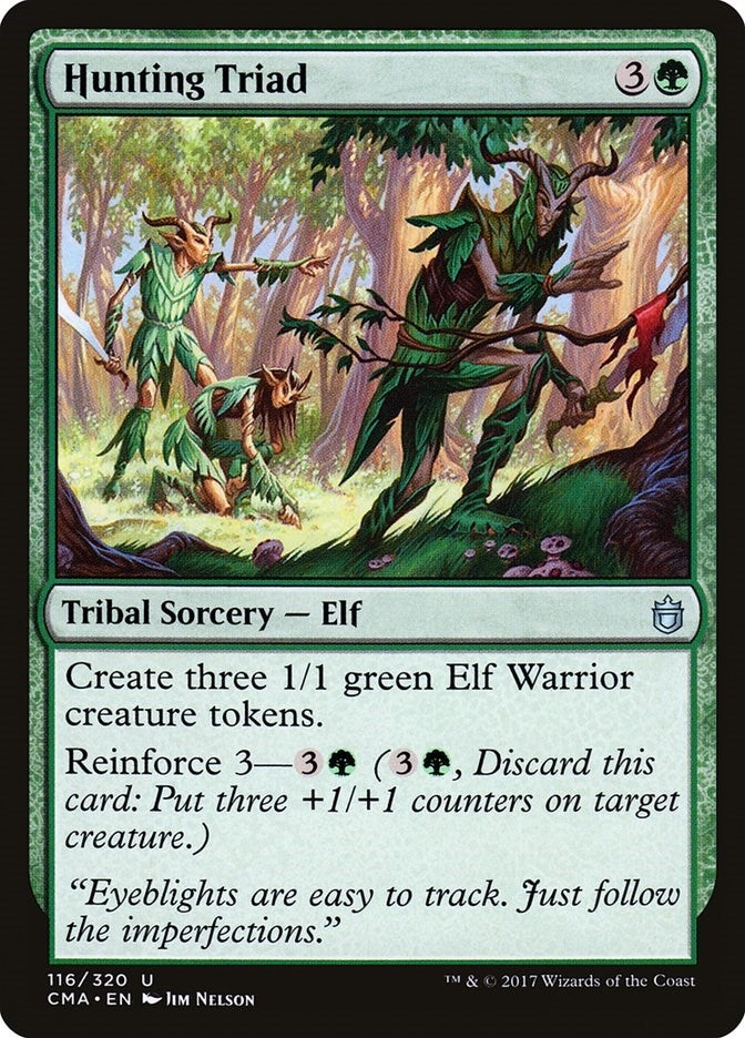 Image for Hunting Triad (116) [Commander Anthology] - Magic: The Gathering