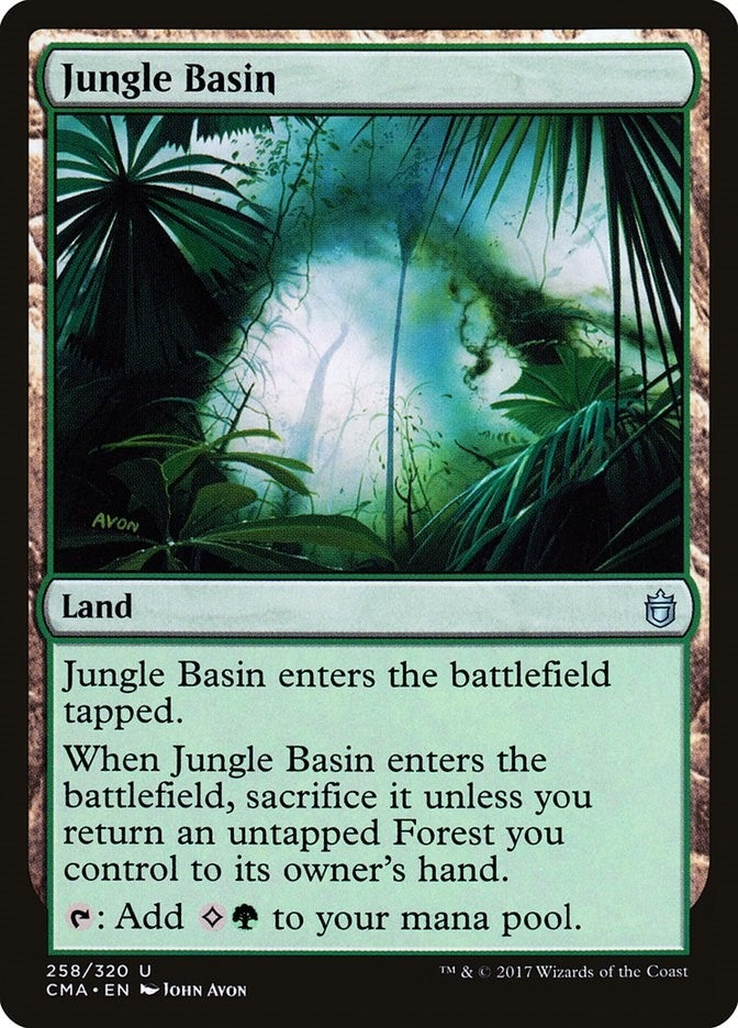Image for Jungle Basin (258) [Commander Anthology] - Magic: The Gathering