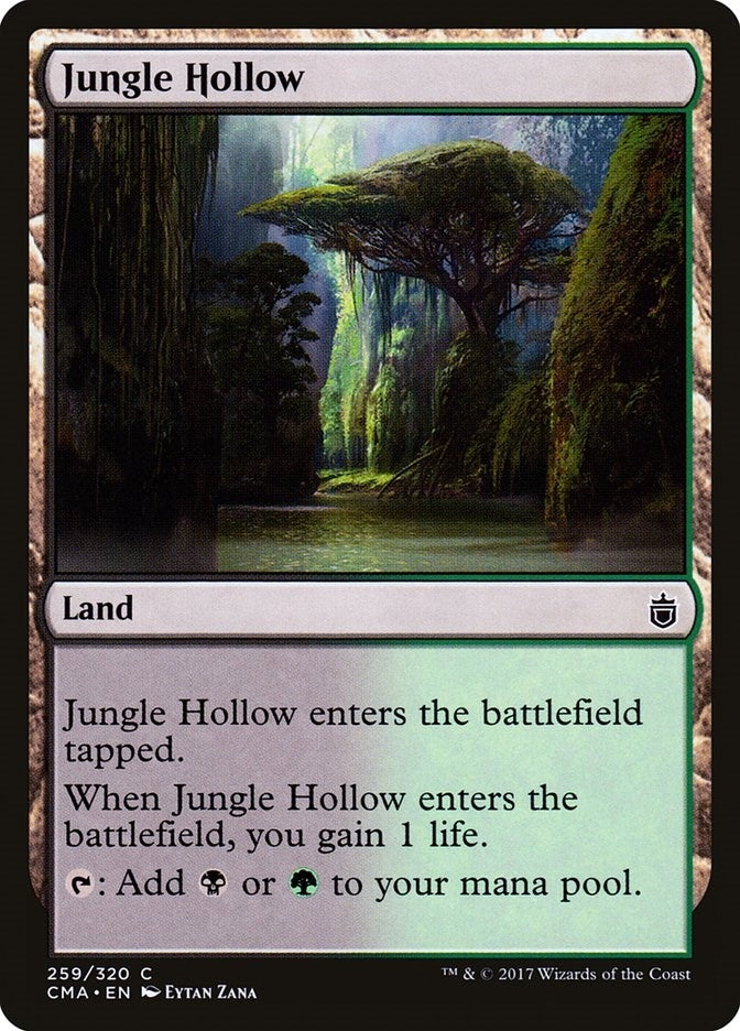 Image for Jungle Hollow (259) [Commander Anthology] - Magic: The Gathering
