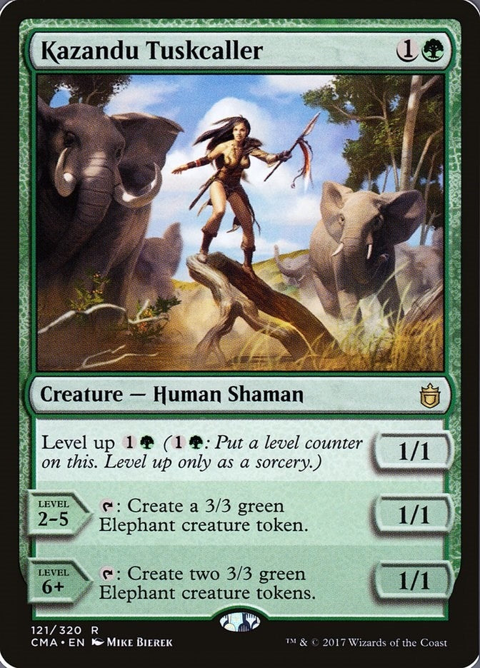 Image for Kazandu Tuskcaller (121) [Commander Anthology] - Magic: The Gathering