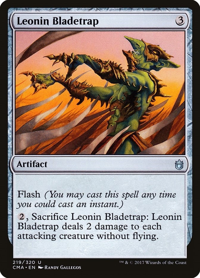Image for Leonin Bladetrap (219) [Commander Anthology] - Magic: The Gathering