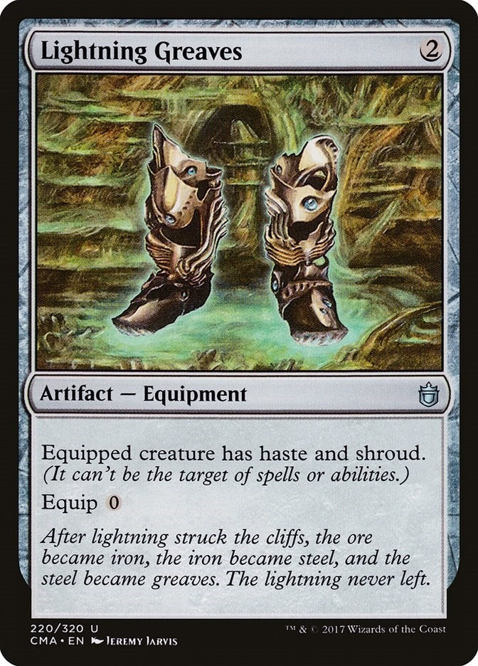 Image for Lightning Greaves (220) [Commander Anthology] - Magic: The Gathering
