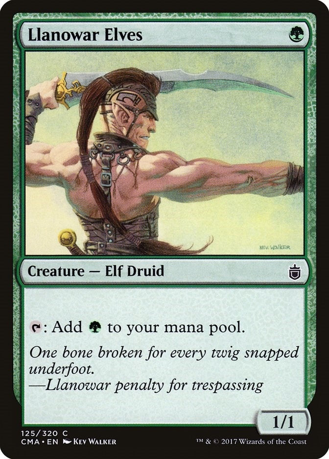 Image for Llanowar Elves (125) [Commander Anthology] - Magic: The Gathering