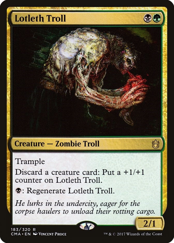 Image for Lotleth Troll (183) [Commander Anthology] - Magic: The Gathering