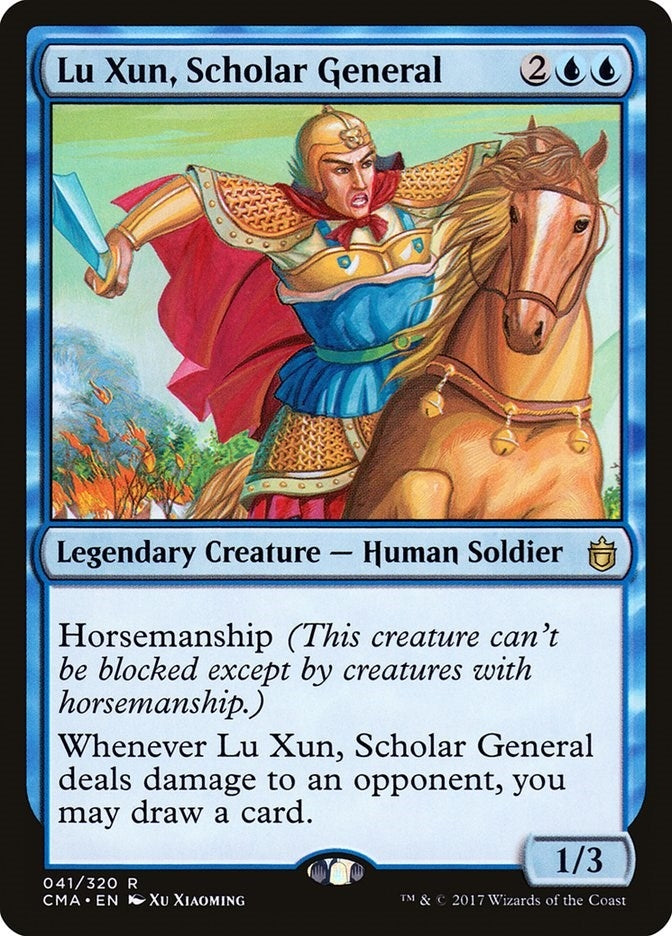 Image for Lu Xun, Scholar General (41) [Commander Anthology] - Magic: The Gathering