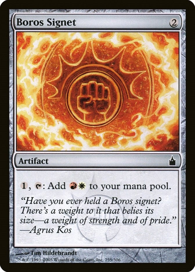 Image for Boros Signet (255) [Ravnica: City of Guilds] - Magic: The Gathering