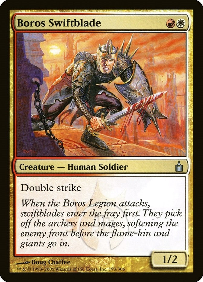 Image for Boros Swiftblade (193) [Ravnica: City of Guilds] - Magic: The Gathering