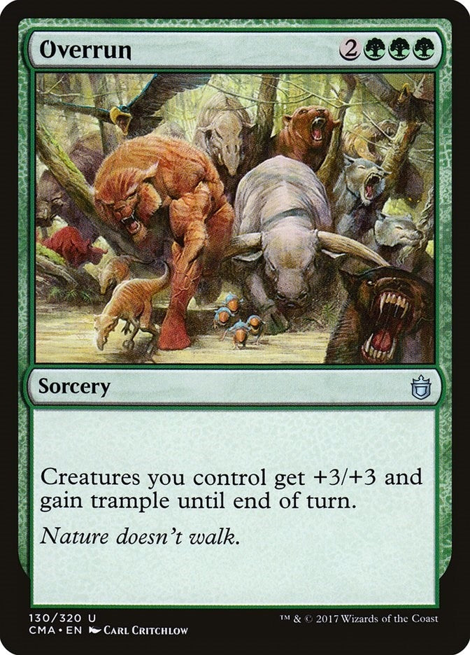 Image for Overrun (130) [Commander Anthology] - Magic: The Gathering