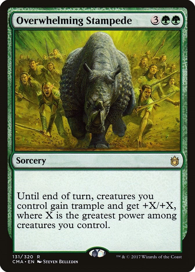 Image for Overwhelming Stampede (131) [Commander Anthology] - Magic: The Gathering