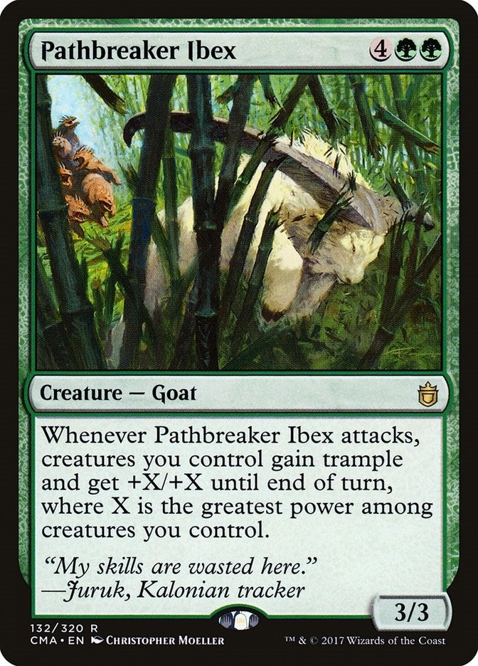 Image for Pathbreaker Ibex (132) [Commander Anthology] - Magic: The Gathering
