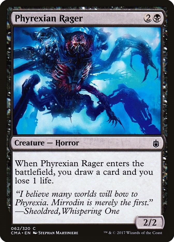 Phyrexian Rager (62) [Commander Anthology]