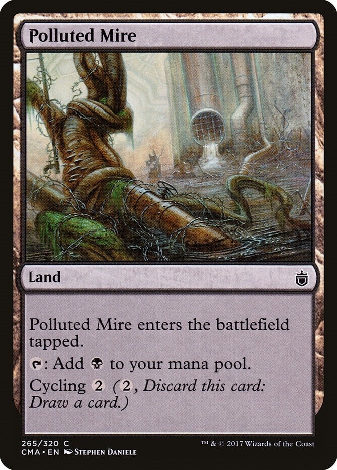 Image for Polluted Mire (265) [Commander Anthology] - Magic: The Gathering