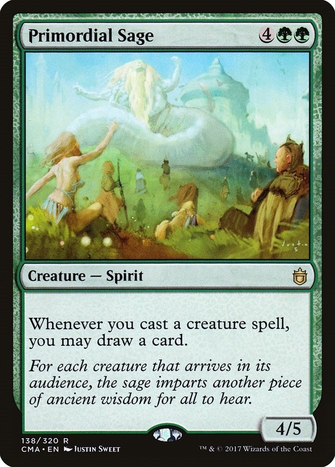Image for Primordial Sage (138) [Commander Anthology] - Magic: The Gathering