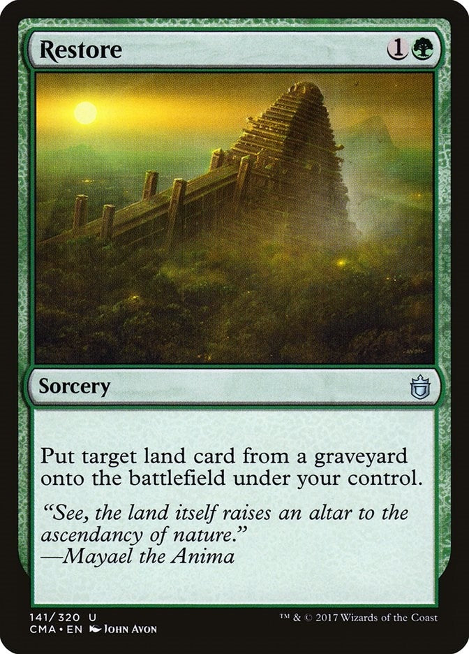 Image for Restore (141) [Commander Anthology] - Magic: The Gathering