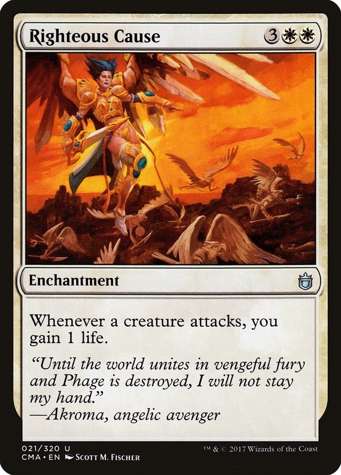 Image for Righteous Cause (21) [Commander Anthology] - Magic: The Gathering
