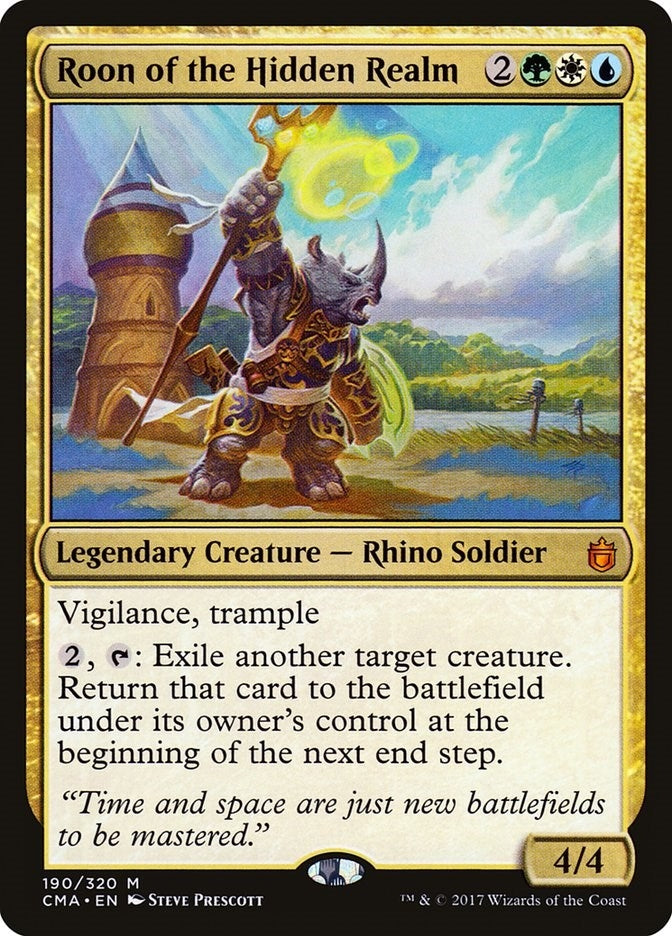 Image for Roon of the Hidden Realm (190) [Commander Anthology] - Magic: The Gathering