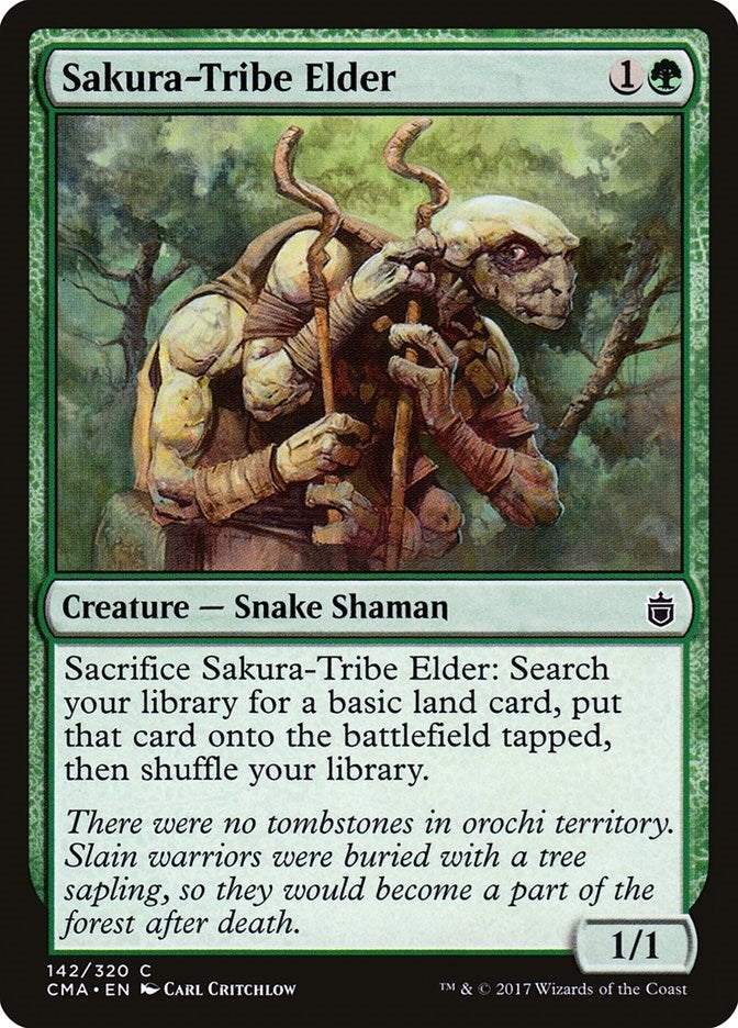Image for Sakura-Tribe Elder (142) [Commander Anthology] - Magic: The Gathering