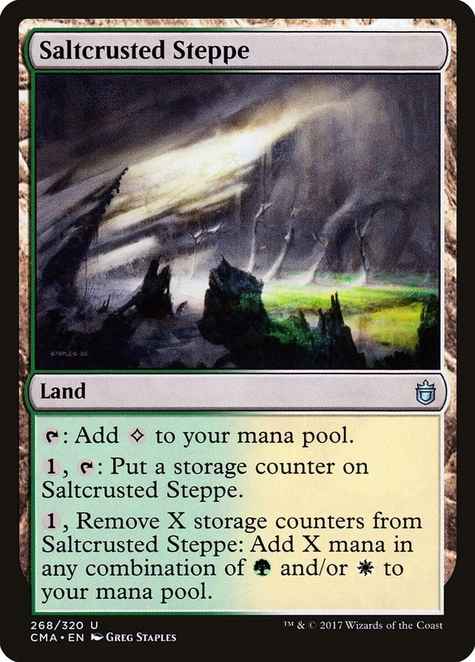 Image for Saltcrusted Steppe (268) [Commander Anthology] - Magic: The Gathering