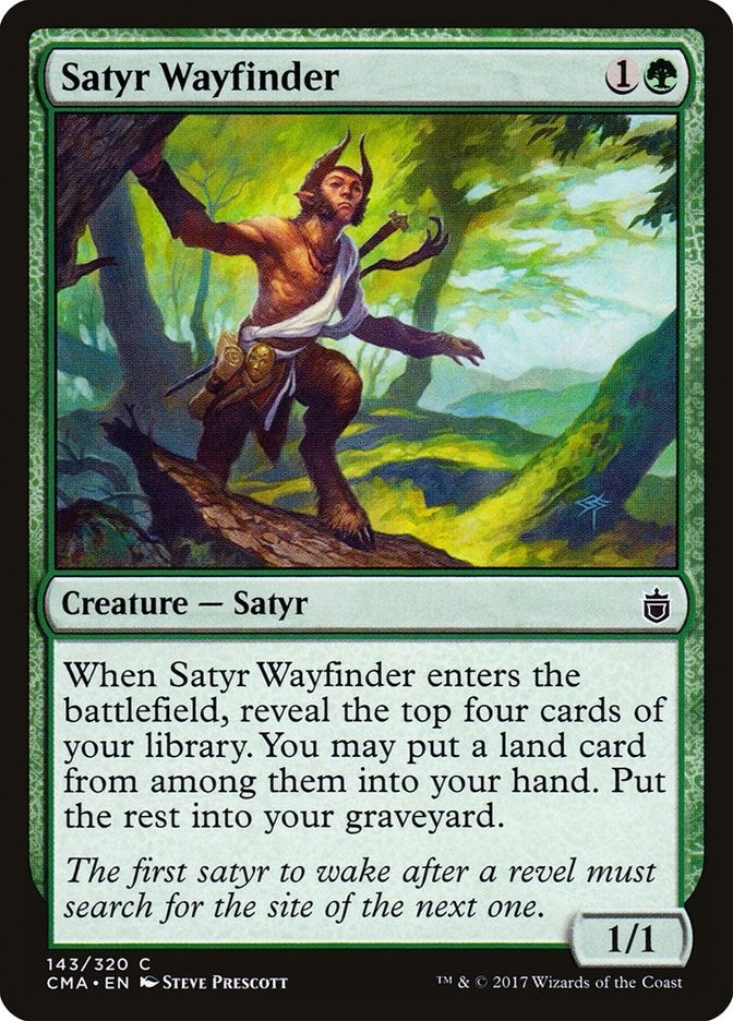 Image for Satyr Wayfinder (143) [Commander Anthology] - Magic: The Gathering