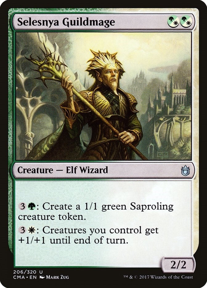 Image for Selesnya Guildmage (206) [Commander Anthology] - Magic: The Gathering