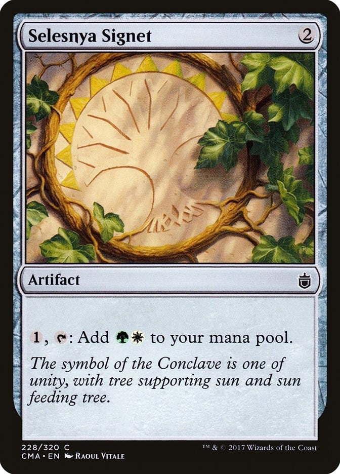 Image for Selesnya Signet (228) [Commander Anthology] - Magic: The Gathering