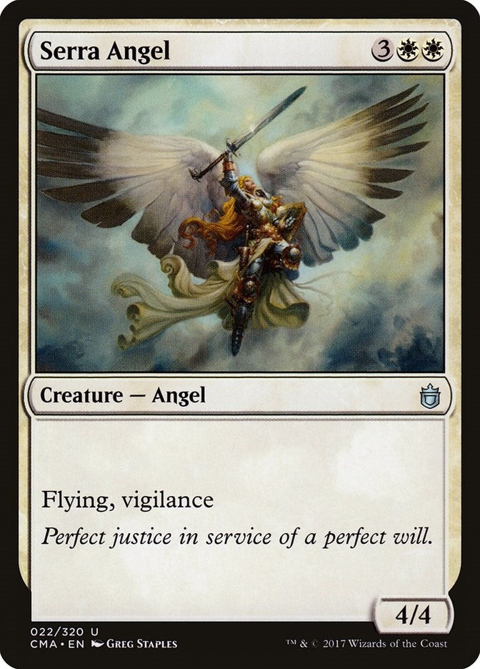 Image for Serra Angel (22) [Commander Anthology] - Magic: The Gathering