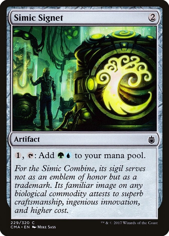 Image for Simic Signet (229) [Commander Anthology] - Magic: The Gathering