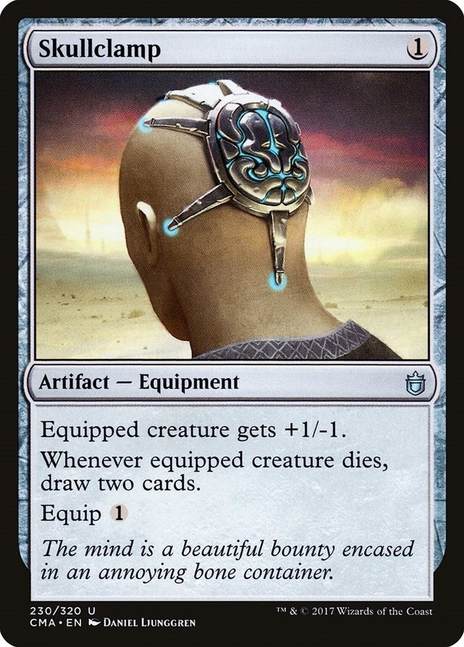 Image for Skullclamp (230) [Commander Anthology] - Magic: The Gathering
