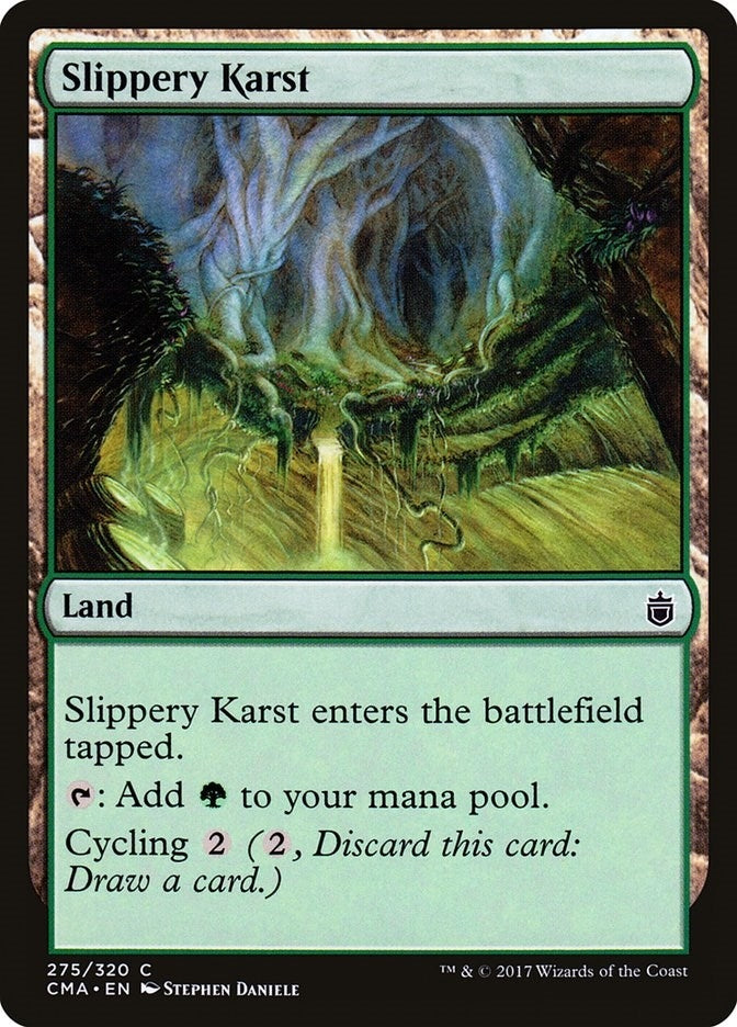 Image for Slippery Karst (275) [Commander Anthology] - Magic: The Gathering