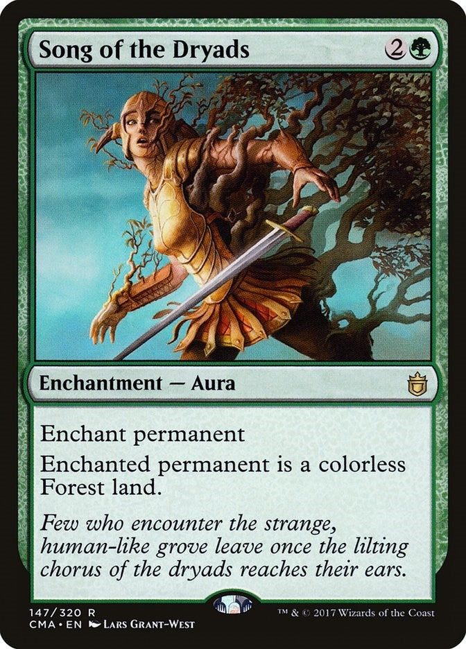 Image for Song of the Dryads (147) [Commander Anthology] - Magic: The Gathering