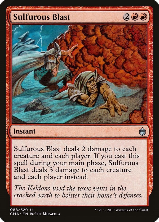Image for Sulfurous Blast (88) [Commander Anthology] - Magic: The Gathering