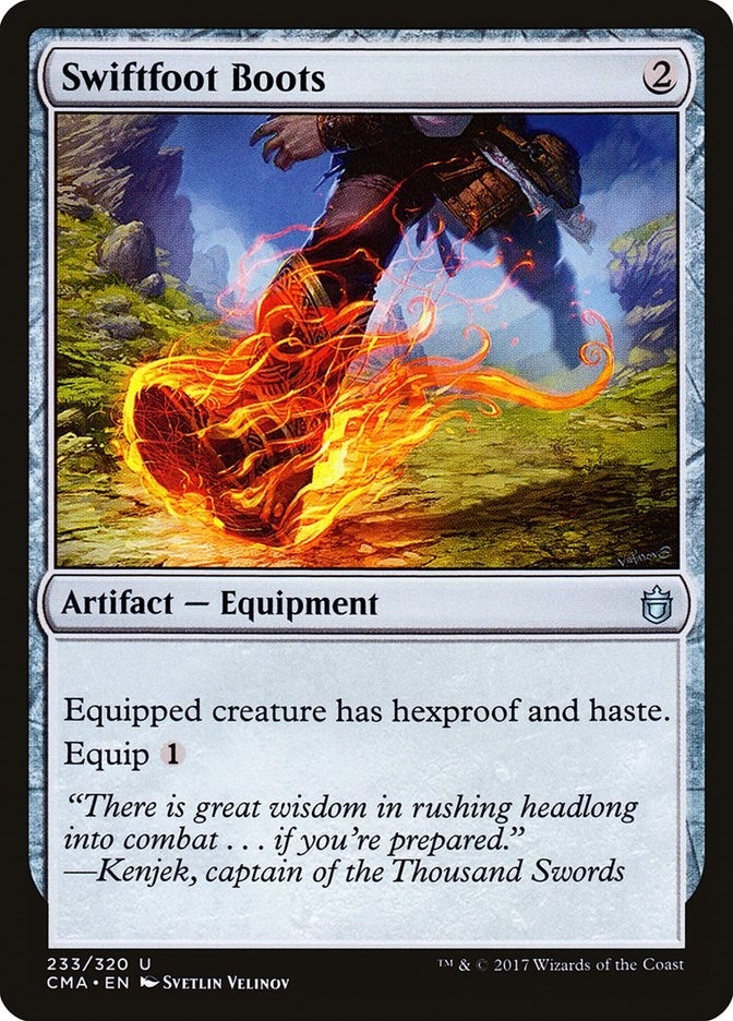 Image for Swiftfoot Boots (233) [Commander Anthology] - Magic: The Gathering