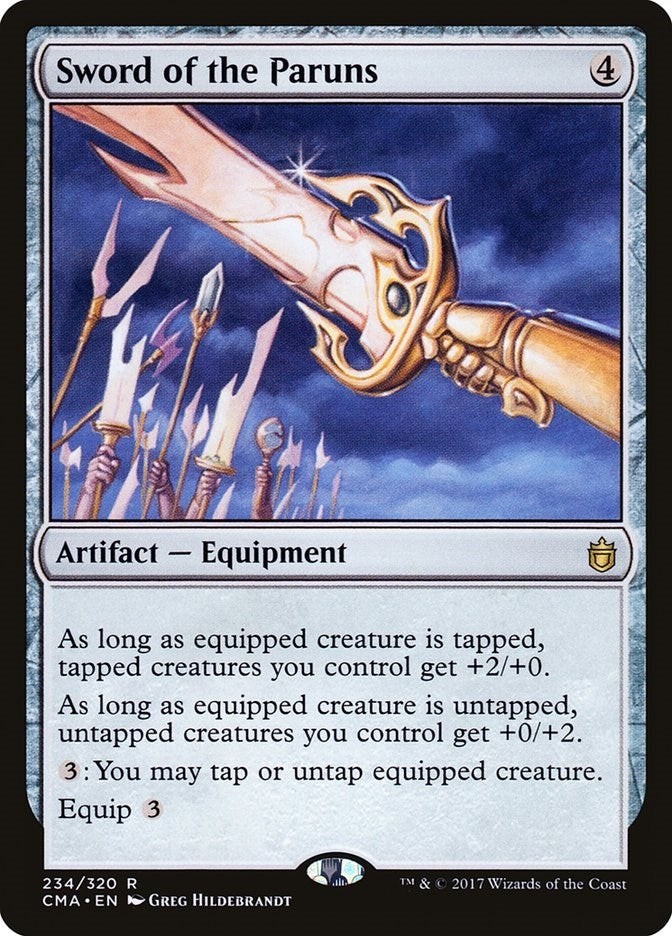 Image for Sword of the Paruns (234) [Commander Anthology] - Magic: The Gathering