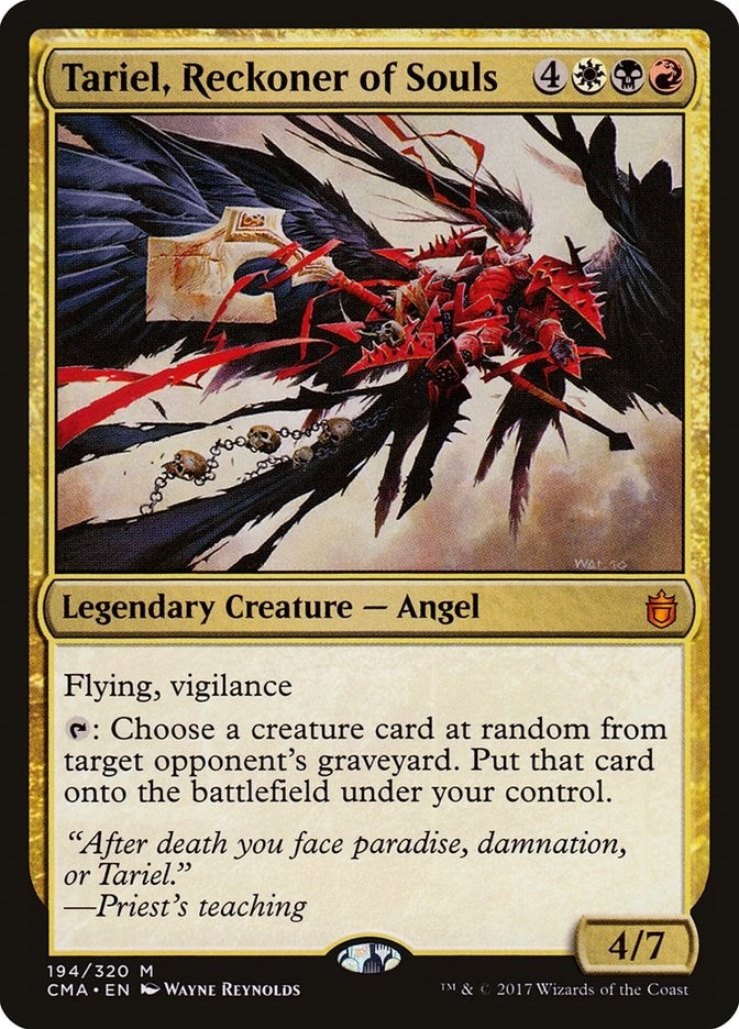 Image for Tariel, Reckoner of Souls (194) [Commander Anthology] - Magic: The Gathering