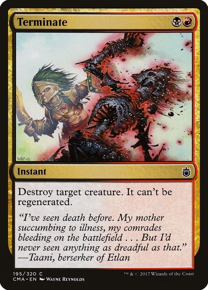 Image for Terminate (195) [Commander Anthology] - Magic: The Gathering