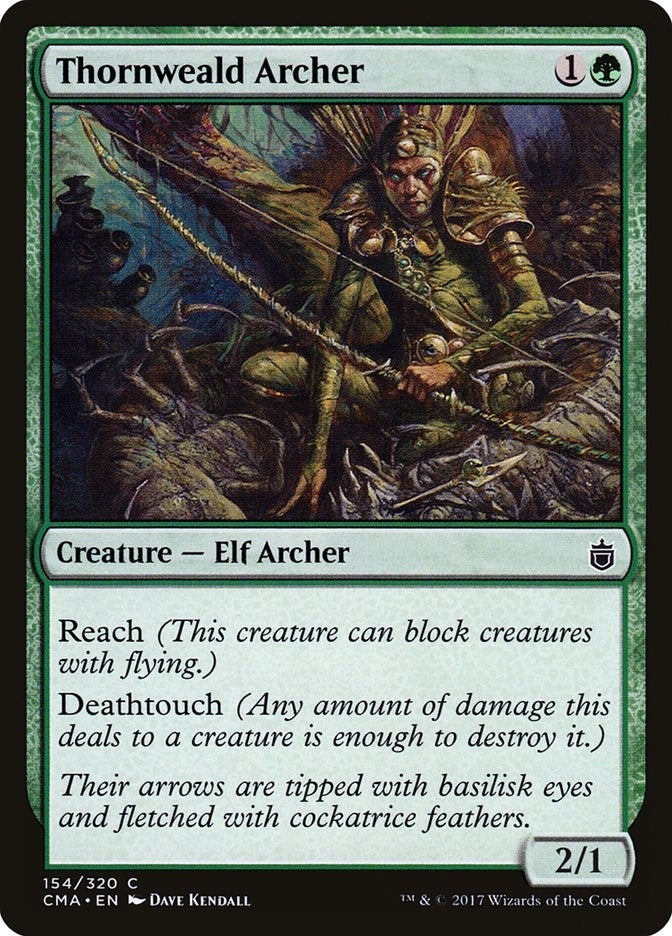 Image for Thornweald Archer (154) [Commander Anthology] - Magic: The Gathering