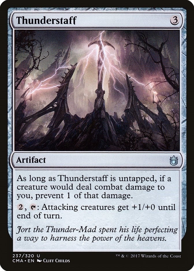 Image for Thunderstaff (237) [Commander Anthology] - Magic: The Gathering