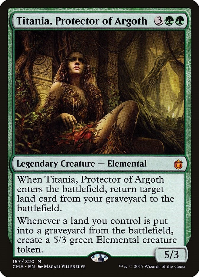 Image for Titania, Protector of Argoth (157) [Commander Anthology] - Magic: The Gathering