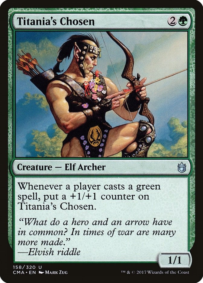 Image for Titania's Chosen (158) [Commander Anthology] - Magic: The Gathering