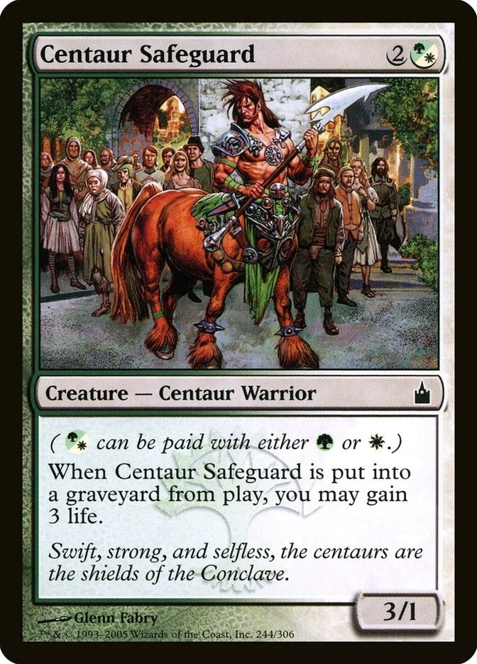 Image for Centaur Safeguard (244) [Ravnica: City of Guilds] - Magic: The Gathering