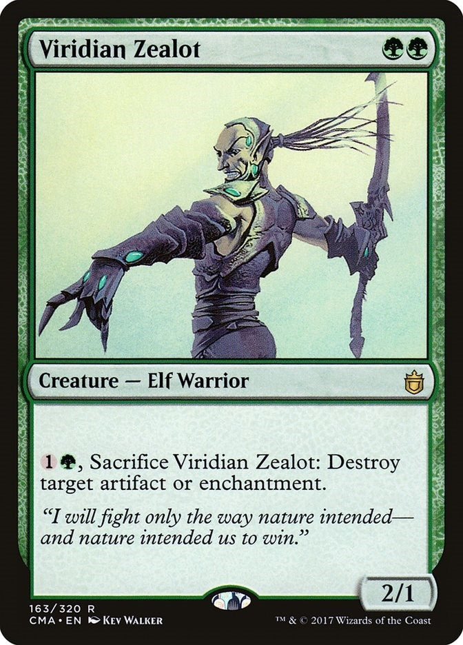 Image for Viridian Zealot (163) [Commander Anthology] - Magic: The Gathering
