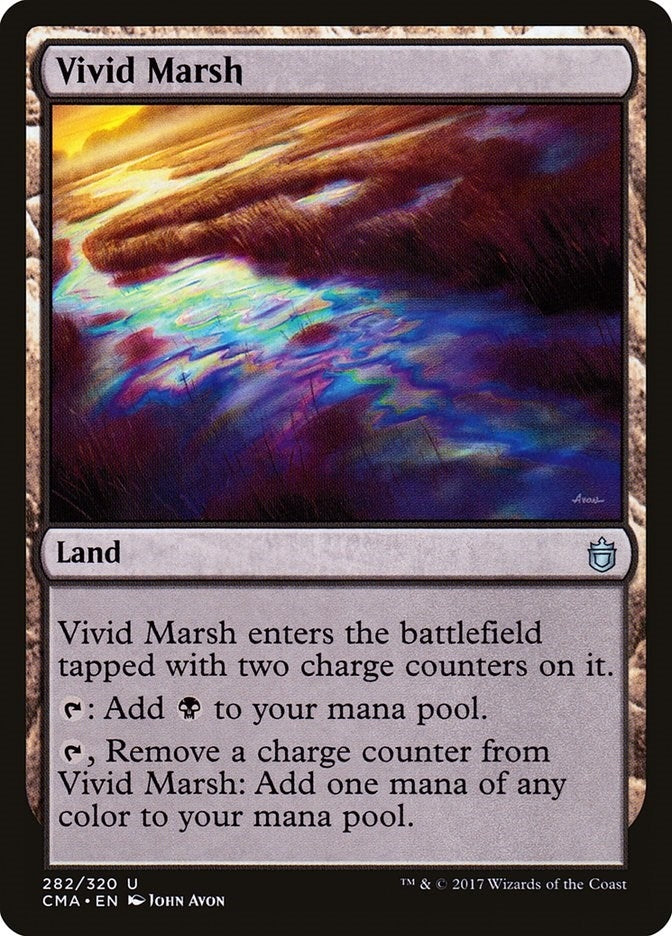 Image for Vivid Marsh (282) [Commander Anthology] - Magic: The Gathering