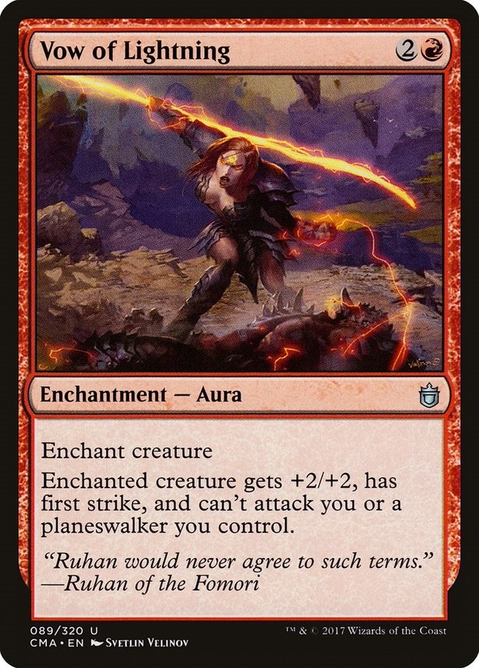 Image for Vow of Lightning (89) [Commander Anthology] - Magic: The Gathering