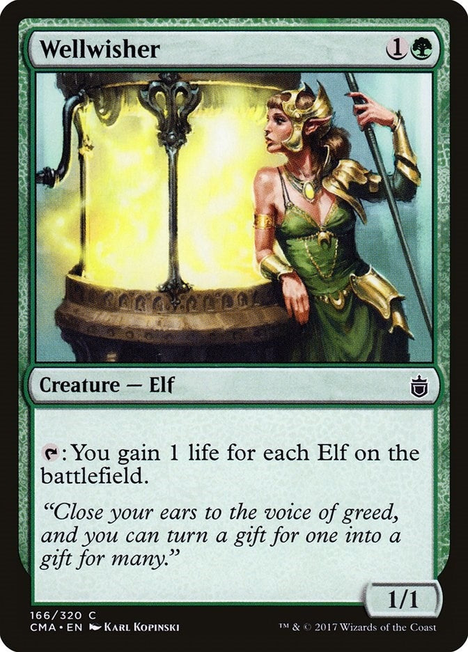 Image for Wellwisher (166) [Commander Anthology] - Magic: The Gathering